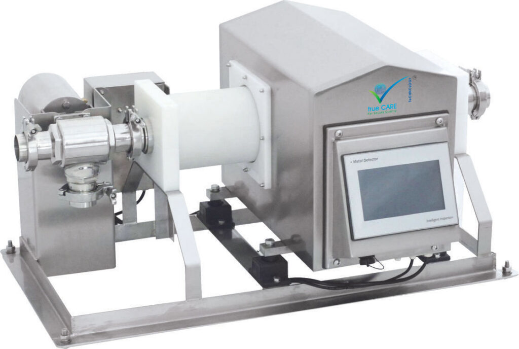 FLOW THROUGH METAL DETECTORS